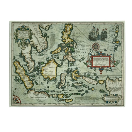 'Map Of The East Indies 1635' Canvas Art,14x19